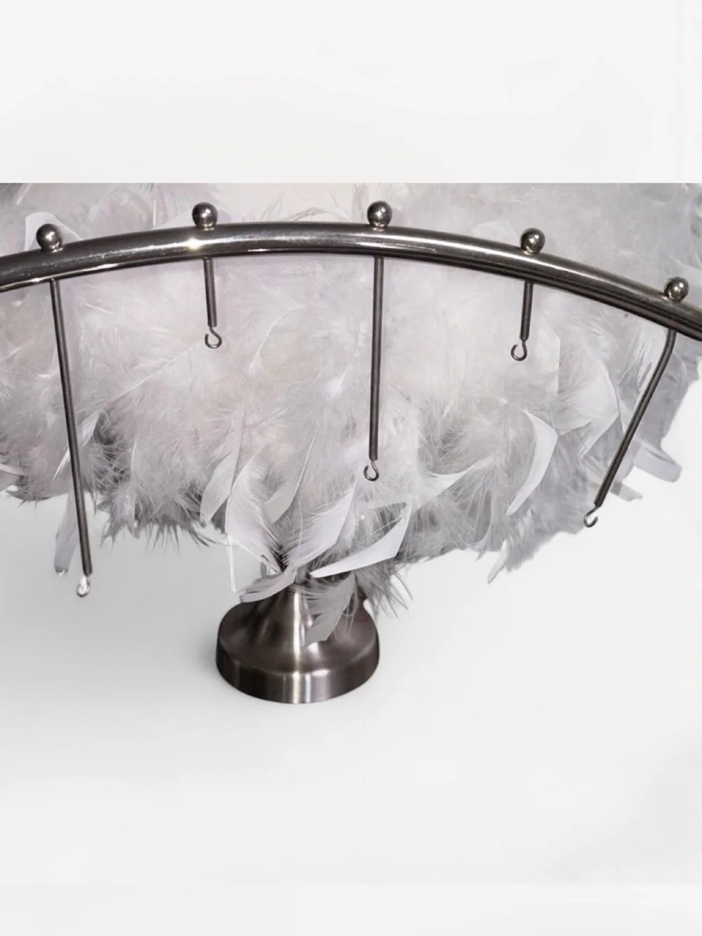 Crate & Barrel Silver Ornament Holder Centerpiece Tree – RARE NWOT